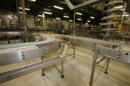 Remaining S/S Transfer Conveyor in Line 1 Area, Including Straight and Curved Sections, Inclines,