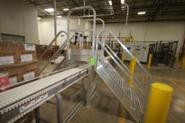 Aluminum Cross Over Platform, Overall Dims.: 123