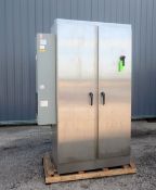 CMC America Corporation drive panel consisting of 250 HP ABB ACS800 Drive. 3/60/480v. Stainless