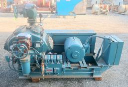 Vilter VMC 450XL 6-Cylinder Reciprocating Compressor. 3/60/230-460v, 1760 rpm, 50 HP. Test pressure: