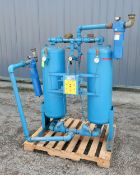Airtek heatless twin tower desiccant air dryer, Model tw-400, Serial # 862362I. Tanks rated 165