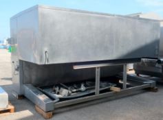 Rademaker Den Boer Infra Red Cheese Melting Oven and Conveyor, Natural Gas. 