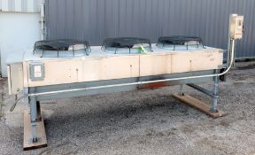 Liebert Corp. 3 fan refrigeration condenser unit, Model 0-0250. Serial # 21227-10.