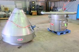 MAC Equipment stainless steel flour hopper/scale. No mfg. tag.