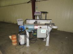 Markem Imaje Inkjet Coder with Hydrol Belt Conveyor and Variable Frequency Drive and a Pneumatic