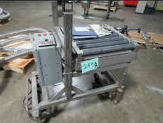 Check eigher roller conveyor on load cells Stainless Steek on casters - Removal and loading