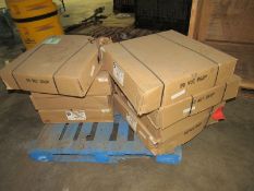 One Lot 8 Boxes of Unused Plastic Banding by Crown Packagin Corporation. Removal and loading charges