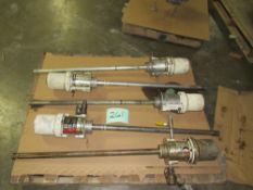 One Lot, Five Drum Pumps, Graco Fire-Ball -- (RIGGING INCLUDED WITH SALE PRICE) -- Optional