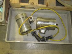 One Lot, Two Stainless Steel Electric Motors, 1 HP, 1745 RPM. Free removal and loading. Optional