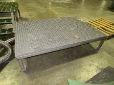 Stainless Steel work platform - Removal and loading free. Optional prep for shipping $45.00.