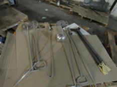 One pallet assortment of misc. hand mixers, samplers -- Removal and loading free. Optional prep