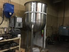500 Gallon Stainless Steel Tank cone bottom, 3