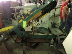 Wellsaw Horizontal Band Saw, Model 8, S/N 22357, Band Length 140