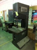 Wellsaw Vertical Band Saw, M/N W-20, with 26