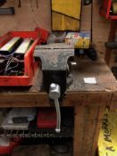 Vice with Shop Table