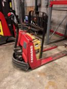 Raymond Walk Behind Electric Pallet Jack, Model 102T-F45L, S/N 102-12-23645, 4,500 LB Cap, 24 V