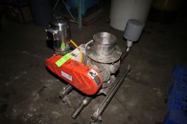 S/S Powder Star Valve, Mounted on S/S Portable Frame, with 1/1.5 hp S/S Clad Motor (LOCATED IN FT.