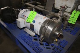WCB 15 hp Centrifugal Pump, M/N 2085L, S/N 420417-07, with 2