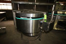 Hoppmann Centrifugal Feeder, M/N FS/40, Mounted on S/S Frame with Hinge Lids (LOCATED IN FT.