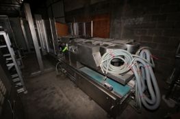 Alphacos Dual Lane IV Filler, Type 526, S/N 526002, 7000 kg Weight Bag Capacity, S/S Frame (