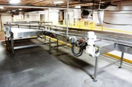 Alliance Industrial Pressure Less Combiner, S/S Frame, Dims: 25ft L x 6ft W x 4ft H, Speed: 800 BPM,