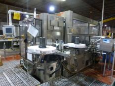 2005 Sacmi High Speed Roll Fed Labeler   Allen-Bradley PanelView Plus 1000 Touch Screen Controls,
