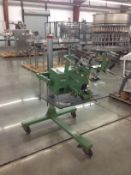 Camtron Portable Pressure Sensitive Carton Labeler, Includes Casters, Runs RSC Cases, S/N: 72574,