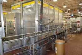 Hartness Dynac 6400 Spiral Accumulator, S/N: 64-101, 10 ft. L 5-Tier Spiral Accumulation Conveyor,