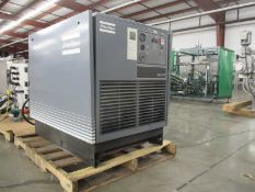 Atlas Copco Air Compressor, S/N: 777132, Air cooled, Max final pressure (e) bar 7.5, Free air