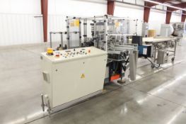 Langguth 12 Station Cut and Stack Labeler, Nordson 3400V Glue Unit, S/N: E62-97094, Setup for .5L,
