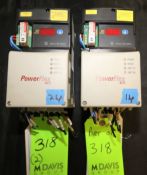 Allen Bradley PowerFlex 40, 2 and 1hp VFDs, Cat # 22D-D4P0N104 and 22D-D2P3N104, Series A, 380-480V,