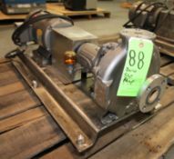 Durco 5 HP Centrifugal Pump, Baldor 3450 RPM Motor, 230/460V 3 Phase, Mounted on S/S Frame, (W755)