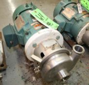 Tri Clover 5 HP Centrifugal Pump, Model C215MDG-18T-S, S/N Z2485 with 2
