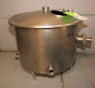 30 Gallon S/S Balance Tank with Lid, with S/S Legs, 2