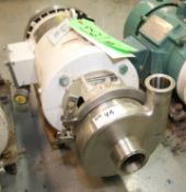 Tri Clover 5 HP Centrifugal Pump, Model C215MDG-18T-S, S/N Z2478 with 2
