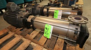 Ebara Vertical Multistage Pump, Model EVMU/A 18 10, PN 3226100010A, with 2