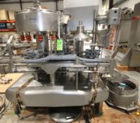 Federal 12 - Valve Rotary S/S Filler, SN 1562GWS2/124R930, Monobloc Style with 4 - Station Press