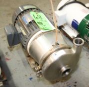 Tri Clover 5 HP Centrifugal Pump, with 2