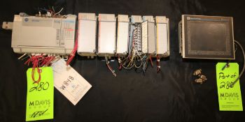 Allen Bradley MicroLogix 1500, PLC, Base Unit, Cat # 1764-24 BWA, Series B, Rev A, with (2) AC/DC