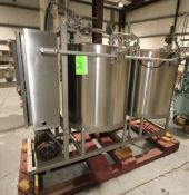 Sani - Matic 2 - Tank Skid Mounted S/S CIP System, with 150 Gal (38