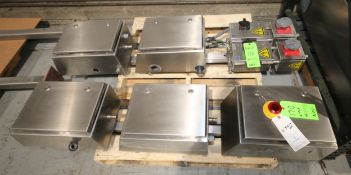 Sheeting Line S/S Control Panels, with (2) Allen Bradley Disconnect Switches (W792) Rigging/Handling