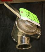 S/S 3 Way Clamp Type Plug Valve (W710) Rigging/Handling Price: $25 *please note price does not