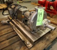 Durco 5 HP Centrifugal Pump, Reliance 3475 RPM Motor, 230/460V 3 Phase, Mounted on S/S Frame (