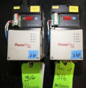 Allen Bradley PowerFlex 40, 2hp VFDs, Cat # 22D-D4P0N104, Series A, 380-480V, 3 Phase (W864)