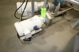 Fristam 5 hp Centrifugal Pump, S/N SPX174196561, with Baldor 3450 RPM Motor, with S/S Air Blow Down,