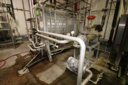 BULK BID: PASTEUIZATION SYSTEM, INCLUDES APV PLATE PRESS HEAT EXCHANGER, M/N R51, AND (2) S/S