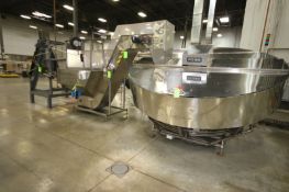 BULK BID: FOGG 24-STATION S/S BOTTLE ORIENTER, S/S BOTTLE HOPPER & INCLINE FEEDER, I & S S/S