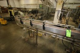 6-Sections of Arrowhead S/S Product Conveyor, Total Feet: Aprox. 44', with (4) Drives, S/S Legs