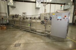 I & H S/S Bottle Washer, S/N 9809-3-95, with Internal Bottle Conveyor System, Overall Dims.: