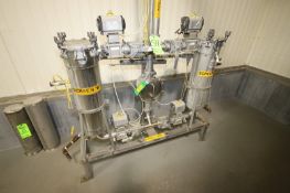 RPA Process Technologies S/S Dual In-Line Filtration System, S/N A18202 & A18201, 150 PSI @ 220